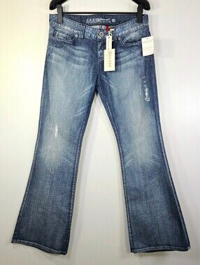NWT GUESS DAREDEVIL FLARE JEANS.